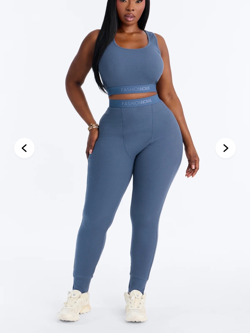NWT Fashion Nova FN Racerback bra & leggings lounge set 3X